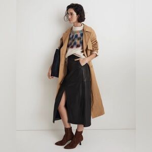 Madewell Brushed Checkerboard Sweater